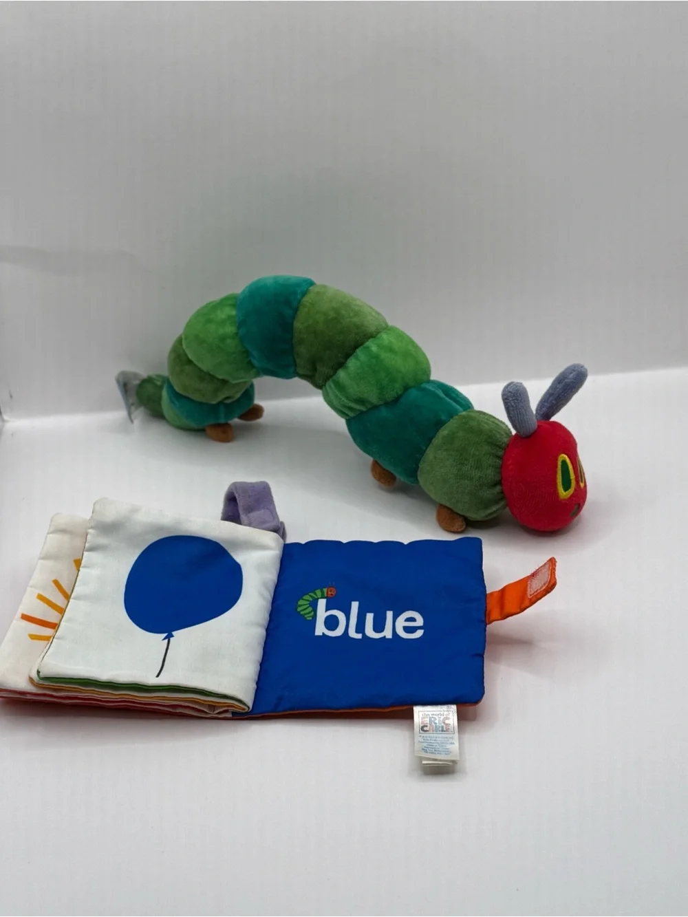 Eric Carle Hungry Caterpillar Plush Stuffed Animal and Soft Book